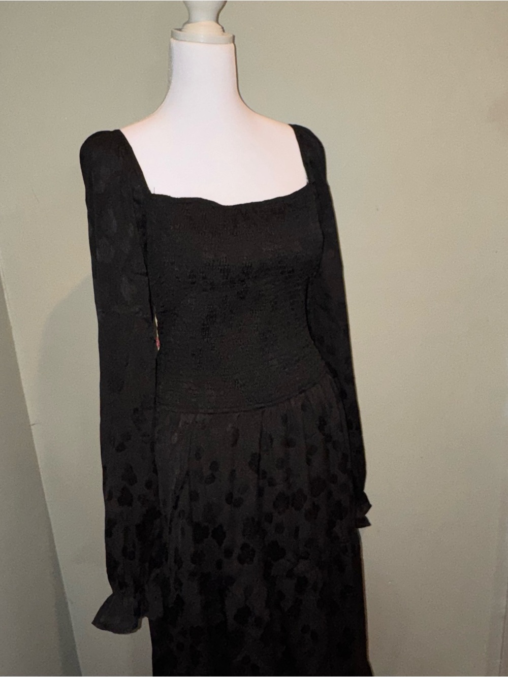 Whimsicle Black Long Sleeve Dress
